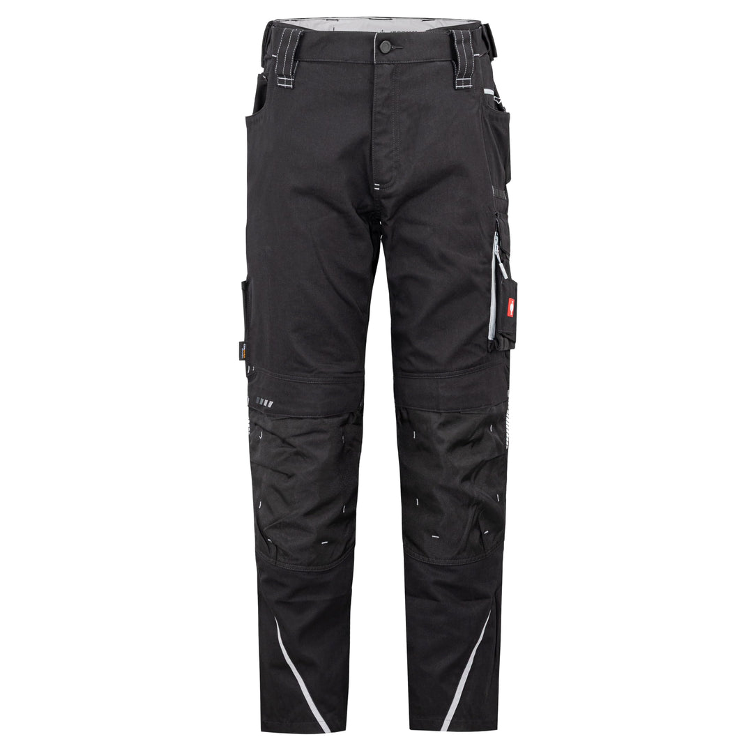 Engelbert Strauss 65511 Hose e.s.motion 2020, Qualitative Arbeitskleidung, Mehrfarbig (Schwarz/Gelb)