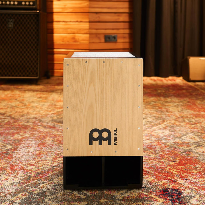 Meinl Percussion Subwoofer Cajon - Trommel mit Snare und extrem tiefem Bass - American White Ash Fro