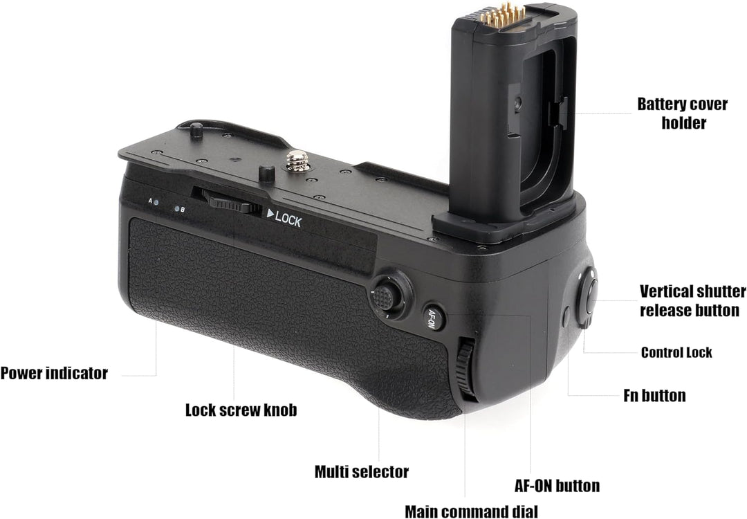 FOTGA Vertikaler Batteriegriff Multi-Power-Pack für Nikon Z8 Kamera Ersatz MB-N12, Stützen Sie bis z