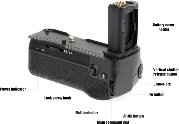 FOTGA Vertikaler Batteriegriff Multi-Power-Pack für Nikon Z8 Kamera Ersatz MB-N12, Stützen Sie bis z