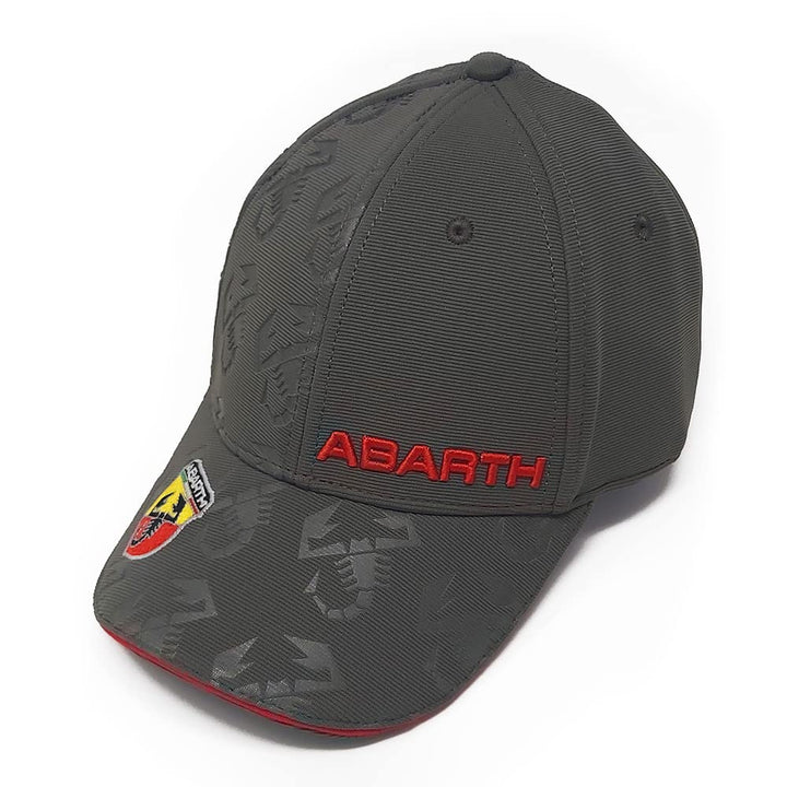 Abarth Gebogene Schirmmütze, Graugrün