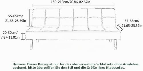 Sofa-Schonbezug aus Samt und Plüsch, 3-Sitzer, für den Winter, dicker Stretchstoff, Sofabettbezug, e