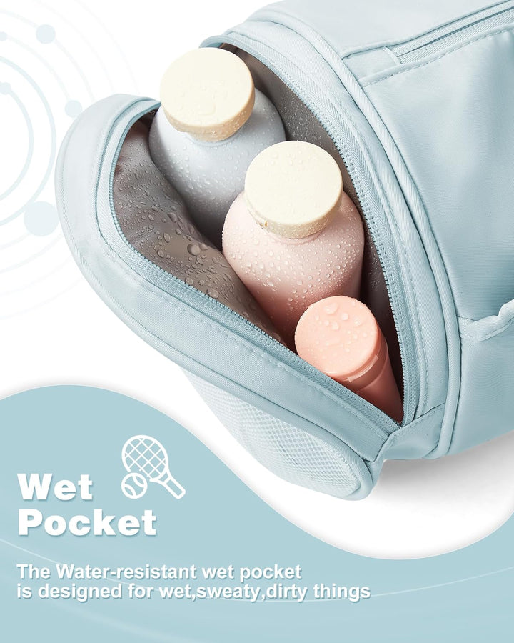 SZSYCN Sporttasche Damen Klein, Sport Duffel Bag mit nassfach & schuhfach, Leichte wasserdichte Trai