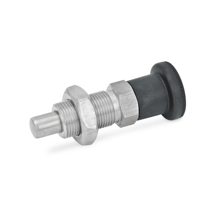 Ganter Normelemente | Edelstahl-Rastbolzen - GN 817-8-8-BK-NI | Ohne Rastsperre | Edelstahl | Rastst