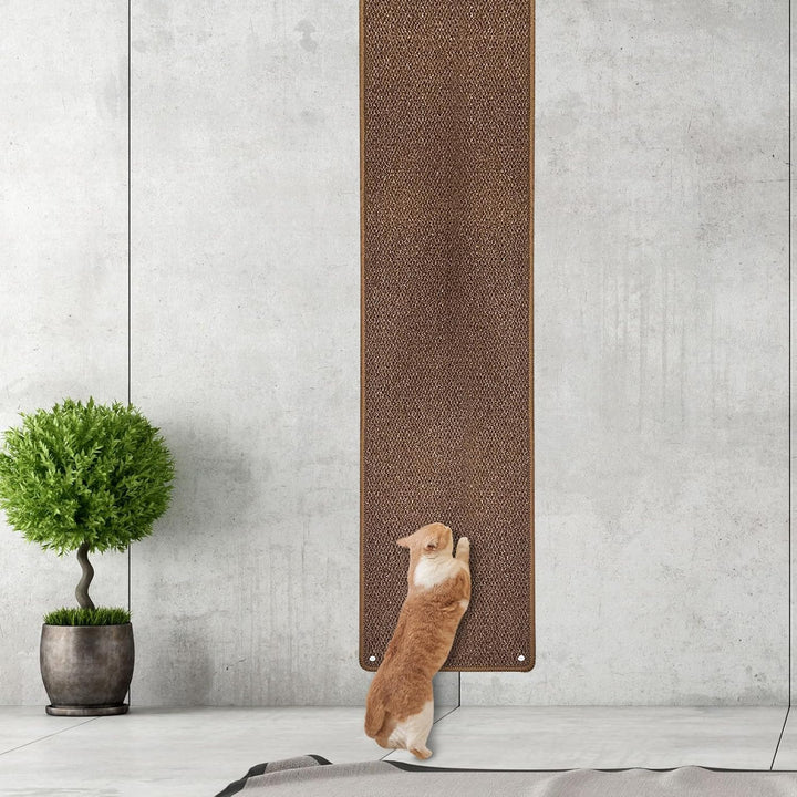 Rainmae Kratzmatte für Katzen, 180,1 x 39,9 cm, verdickt, extra gross, Wandmontage, Sisal-Kratzmatte