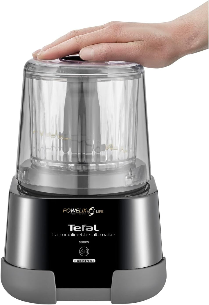 Moulinex La Moulinette Ultimate, Elektrischer Zerkleinerer, 350 g bzw. 550 ml Fassungsvermögen, 5 Fu