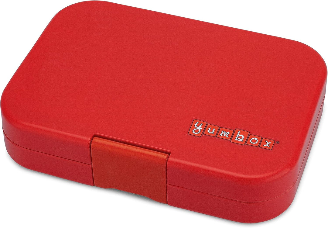 yumbox Original auslaufsichere Bento-Lunchbox für Kinder (Roar Red (Race Cars Tablett)) Rot, Rot