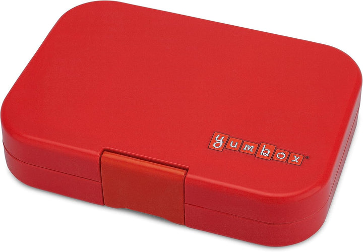 yumbox Original auslaufsichere Bento-Lunchbox für Kinder (Roar Red (Race Cars Tablett)) Rot, Rot