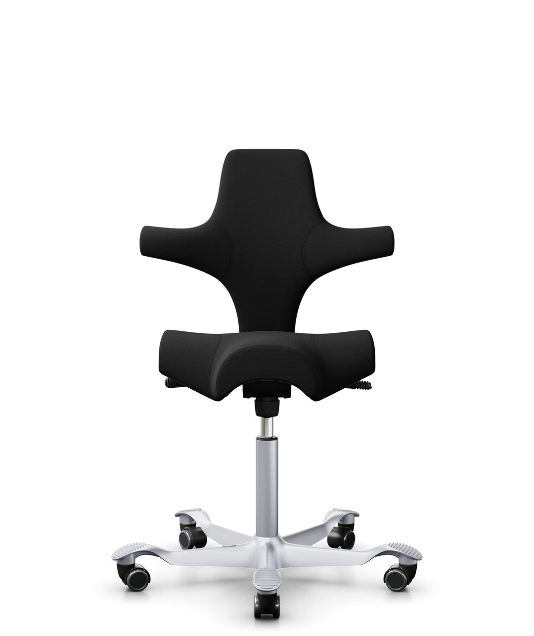 HAG Capisco 8106 Ergonomischer Bürodrehstuhl Sattelhocker - Standard Gasfeder 200 mm - Sitzhöhe 47-6