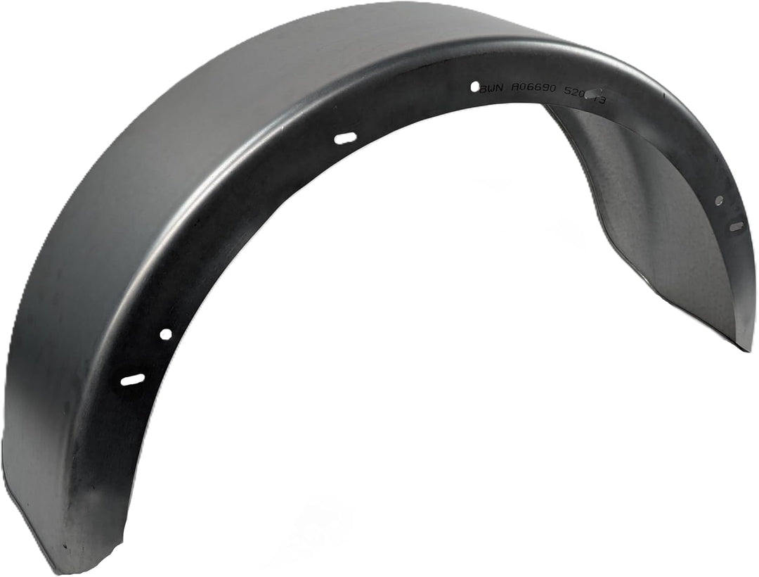 HGW Paar Kotflügel Stahlblech verzinkt für Pkw-Anhänger, einachsig – 240 mm Breite, 800 mm Spannweit