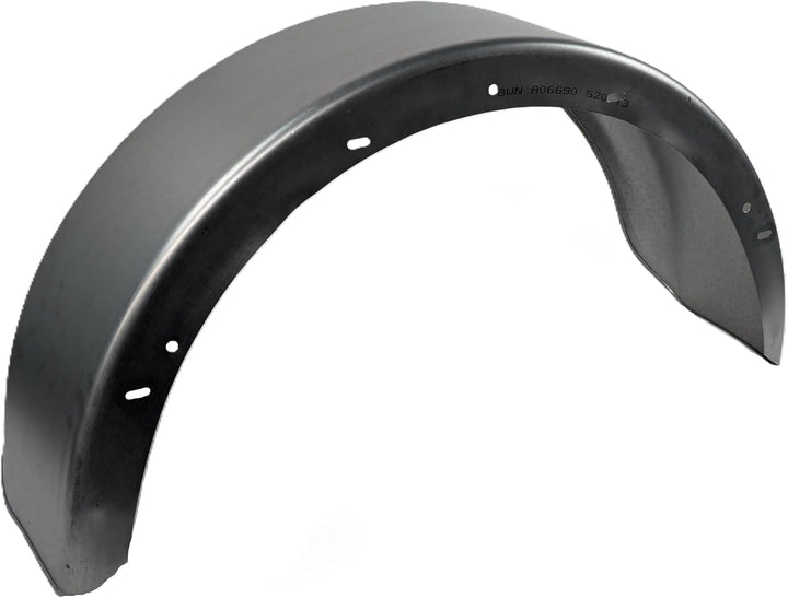 HGW Paar Kotflügel Stahlblech verzinkt für Pkw-Anhänger, einachsig – 240 mm Breite, 800 mm Spannweit