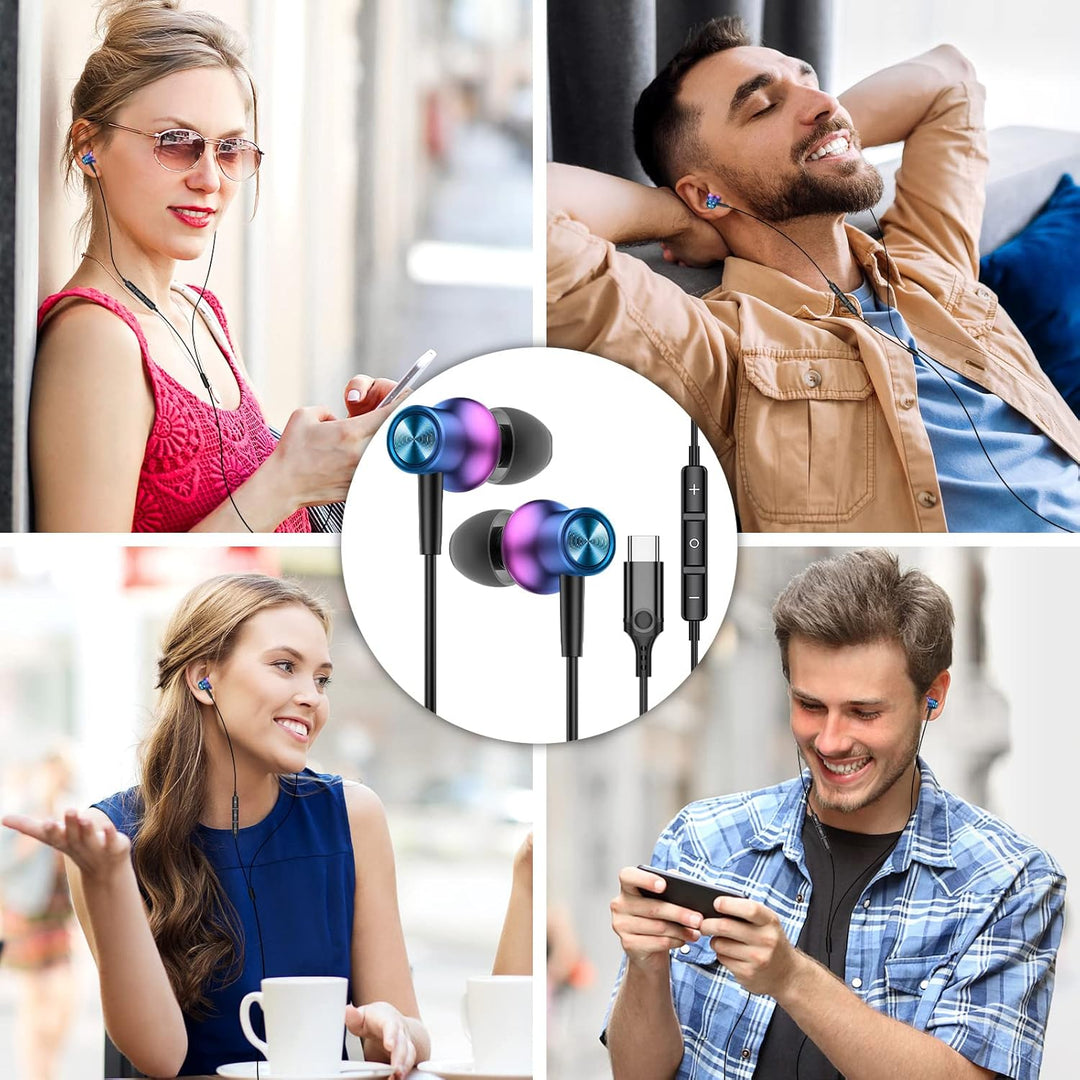USB C Kopfhörer für Samsung Galaxy A36 A56 A26 A17 5G A57 A37 A35 A55 S26 S25 Pixel 10 9 Kopfhörer m