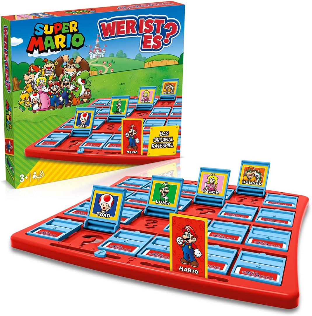 Winning Moves Wer ist es? Super Mario Edition - Wer ist es Spiel Super Mario Brettspiel für Kinder -