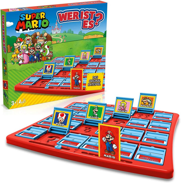 Winning Moves Wer ist es? Super Mario Edition - Wer ist es Spiel Super Mario Brettspiel für Kinder -