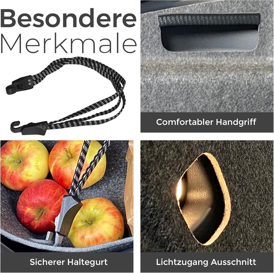 VLOX Tesla Model Y Organizer Aufbewahrungsbox Kofferraum Zubehör Frunk, Frunk