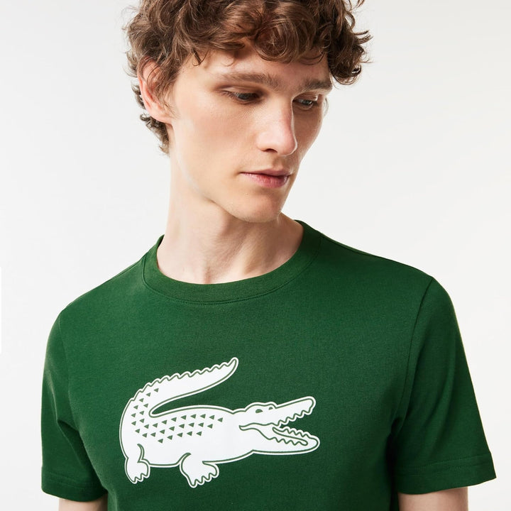 Lacoste Herren T-Shirt M Grün / Weiss, M Grün / Weiss