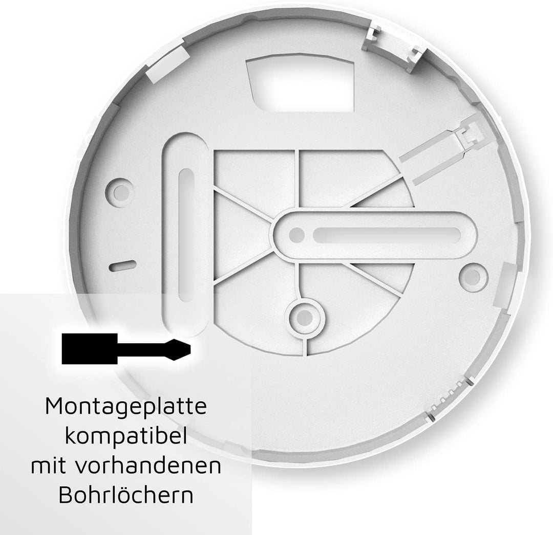Ei Electronics Ei650 Rauchwarnmelder, Rauchmelder im 5er Set, Stand-alone-Gerät mit Batterie für 10