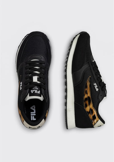 FILA Damen Orbit Wmn Sneaker 36 EU Black Leopard, 36 EU Black Leopard