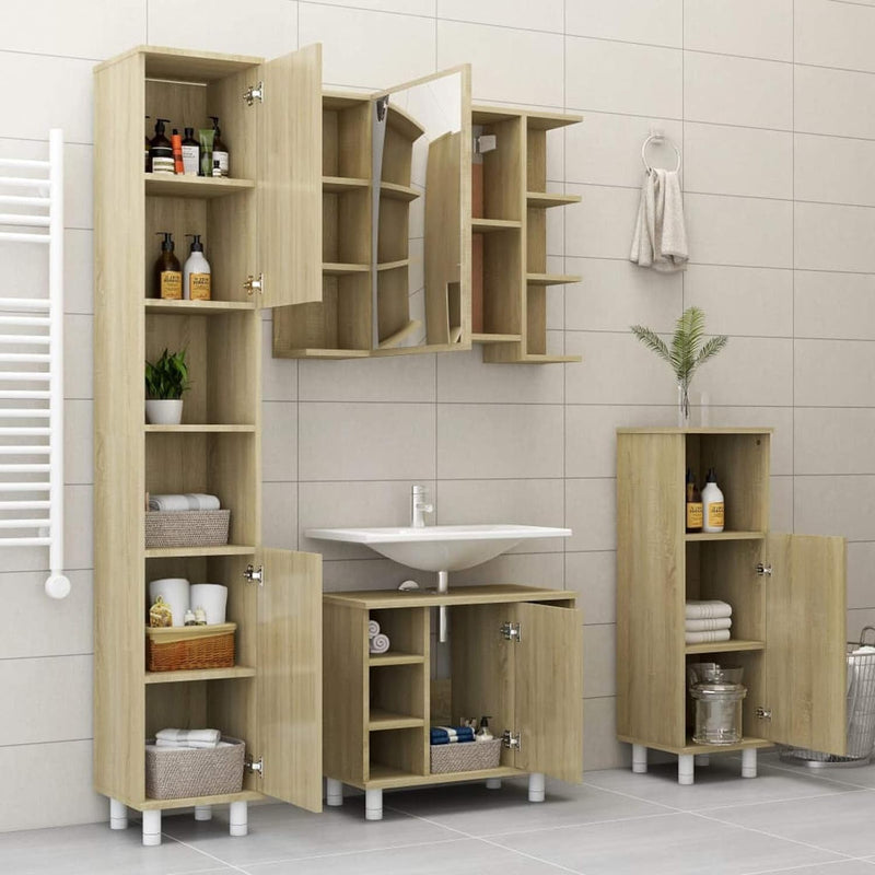 Tidyard Badezimmerschrank Badschrank Beistellschrank Badregal Kommode Badezimmer Schrank Kommode Woh