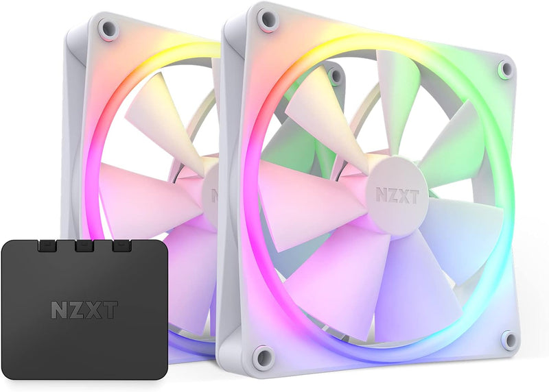Nzxt F140 RGB Fans - RF-R14DF-W1 - Erweiterte Anpassung der RGB-Beleuchtung – Flüsterleise Kühlung –