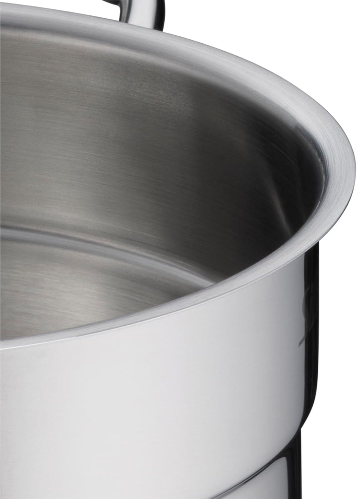 Silit Extra Cook Kochgeschirr-Set 4-teilig, Kochtöpfe 12/14 cm mit Glasdeckel, Innenskalierung, brei
