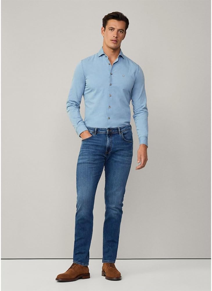 Hackett London Herren Jeans Vintage Wash Denim Cl 30W / 32L Blau (Jeansblau), 30W / 32L Blau (Jeansb