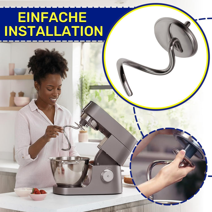 MONTERAL Knethaken für Knetmaschine mit dem Originalcode AW20011061 KW716547 für Kenwood Chef Küchen