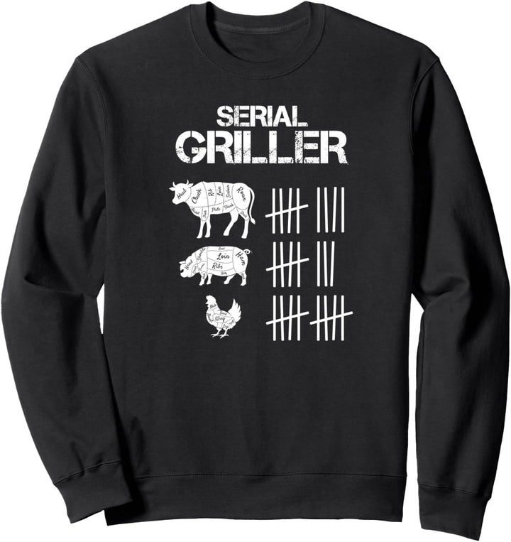 Serien Griller Grillmeister Lustiges Grill Männer Sweatshirt