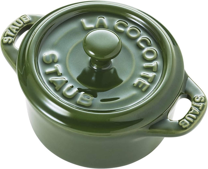 Cerâmica da Staub Mini Bratpfanne Redonda Verde