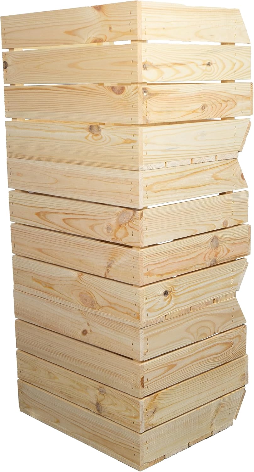 Kistenkolli Altes Land Kartoffelsteige 40x33x30 cm Gemüsekiste Obsthorde Gemüsekorb Kartoffelkiste z