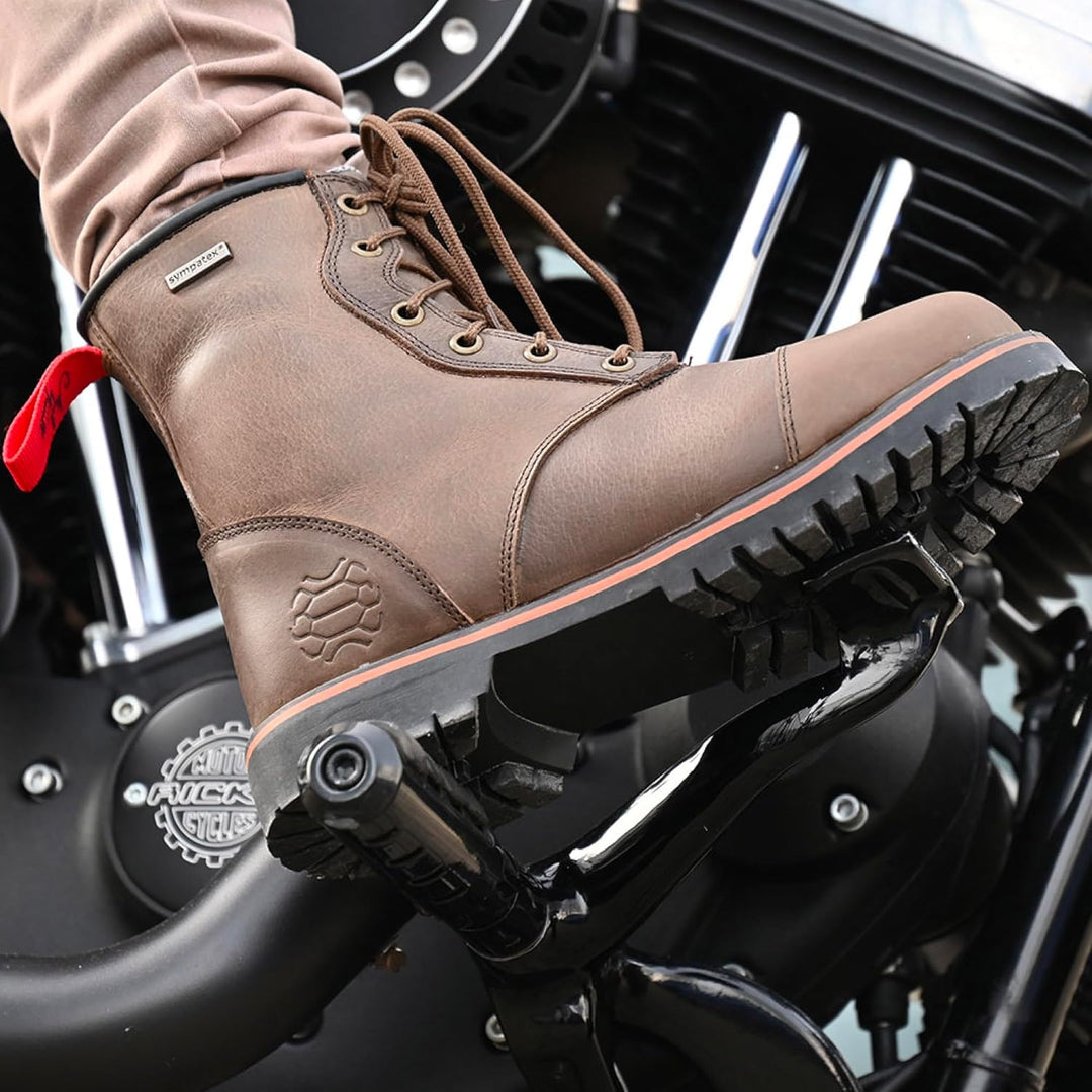 Mycl Turell Stylische Carolina Motorradstiefel für Damen - Wasserdichte, Rutschfeste und Langlebige