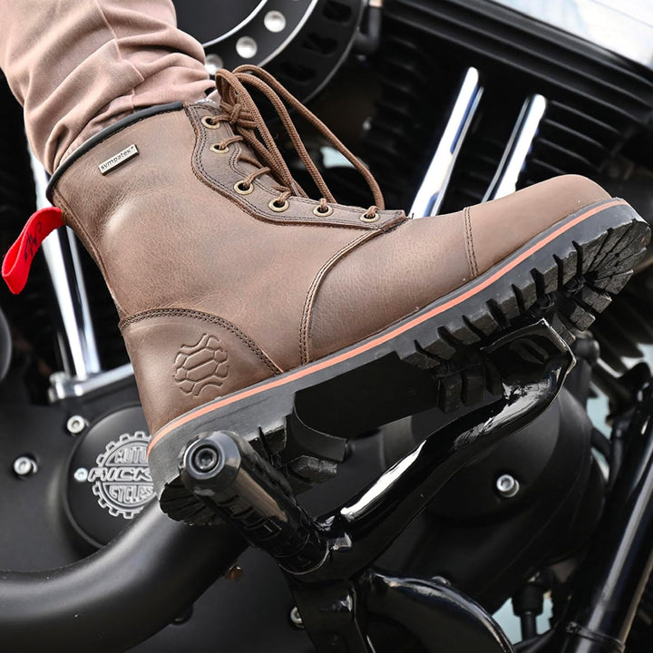 Mycl Turell Stylische Carolina Motorradstiefel für Damen - Wasserdichte, Rutschfeste und Langlebige