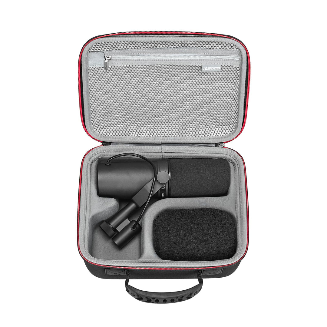 Tasche für Shure MV6 / SM7B / SM7dB Dynamisches Mikrofon | RLSOCO Hülle für Shure MV7X XLR / MV7i /