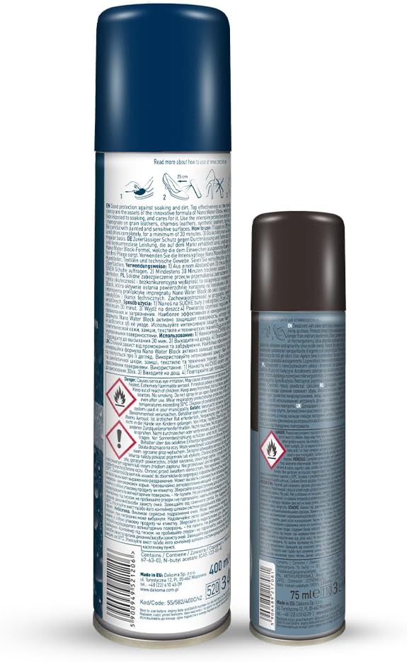 Cocciné - Nano Water Block, 400 ml, Imprägnierspray Schuhe, Imprägnol Universal Imprägnierspray für