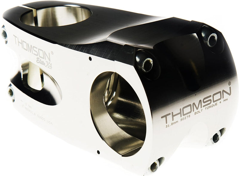 Thomson Bike Products inc A-Head Vorbau Elite X4 Einheitsgrösse Silber, Einheitsgrösse Silber
