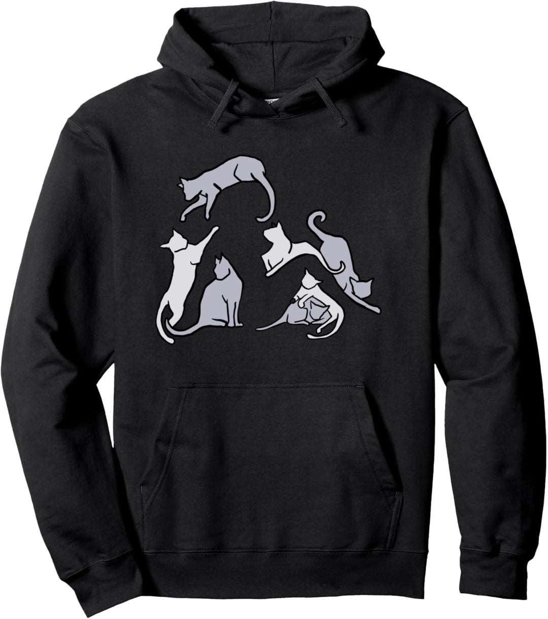 Lustige Katze Modell Mädchen für Beste Mama Papa jemals Pullover Hoodie