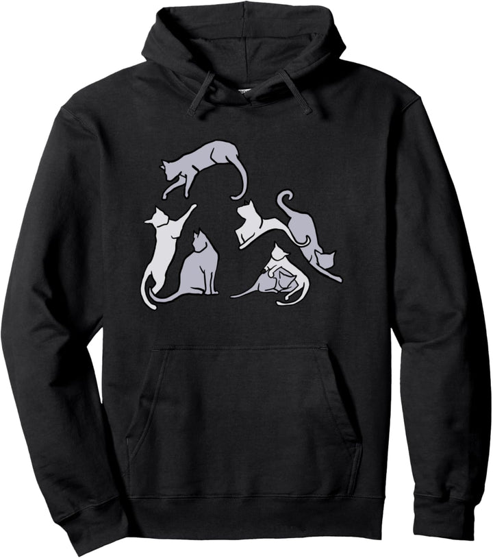 Lustige Katze Modell Mädchen für Beste Mama Papa jemals Pullover Hoodie