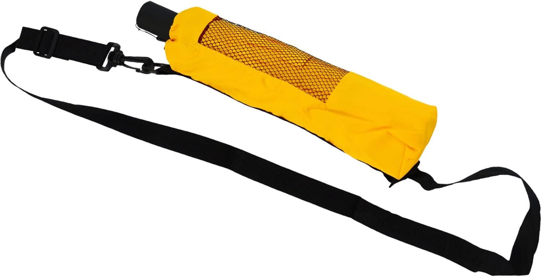 iX-brella Trekking XL Taschenschirm 115 cm gross mit Umhängetasche yellow, yellow