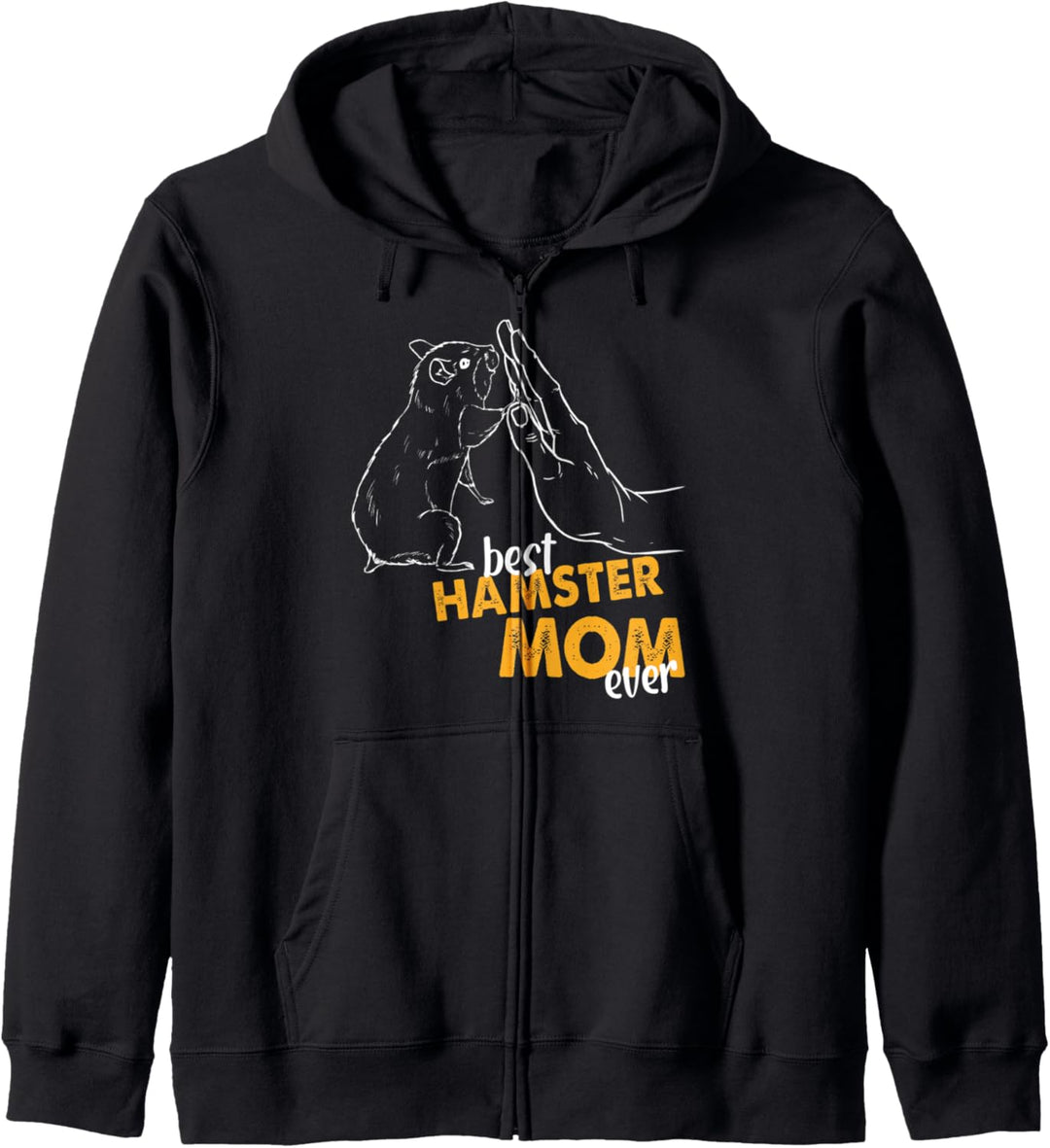 Best Hamster Mom Ever Hamster Pulli Hamster Mama Kapuzenjacke