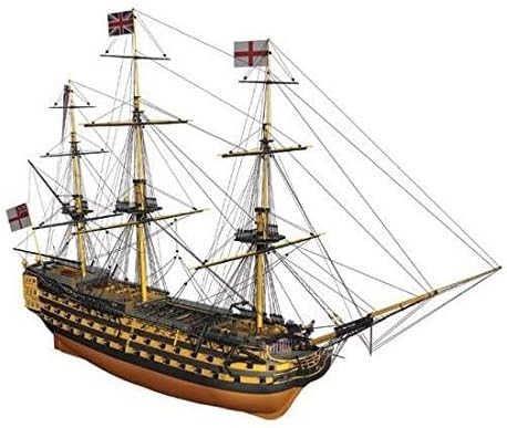 Modellschiff-Set, Holz, HMS Victory, 1:200, 500 mm lang