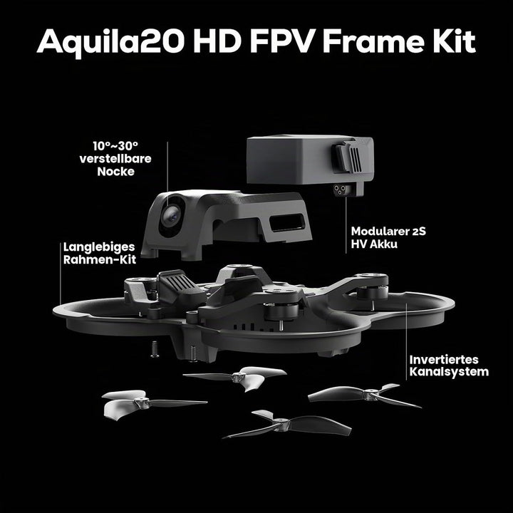BETAFPV Aquila20 HD FPV Kit mit 1080P Kamera, Höhenhaltung, DVR Funktion, Integriertem P1 HD Digital