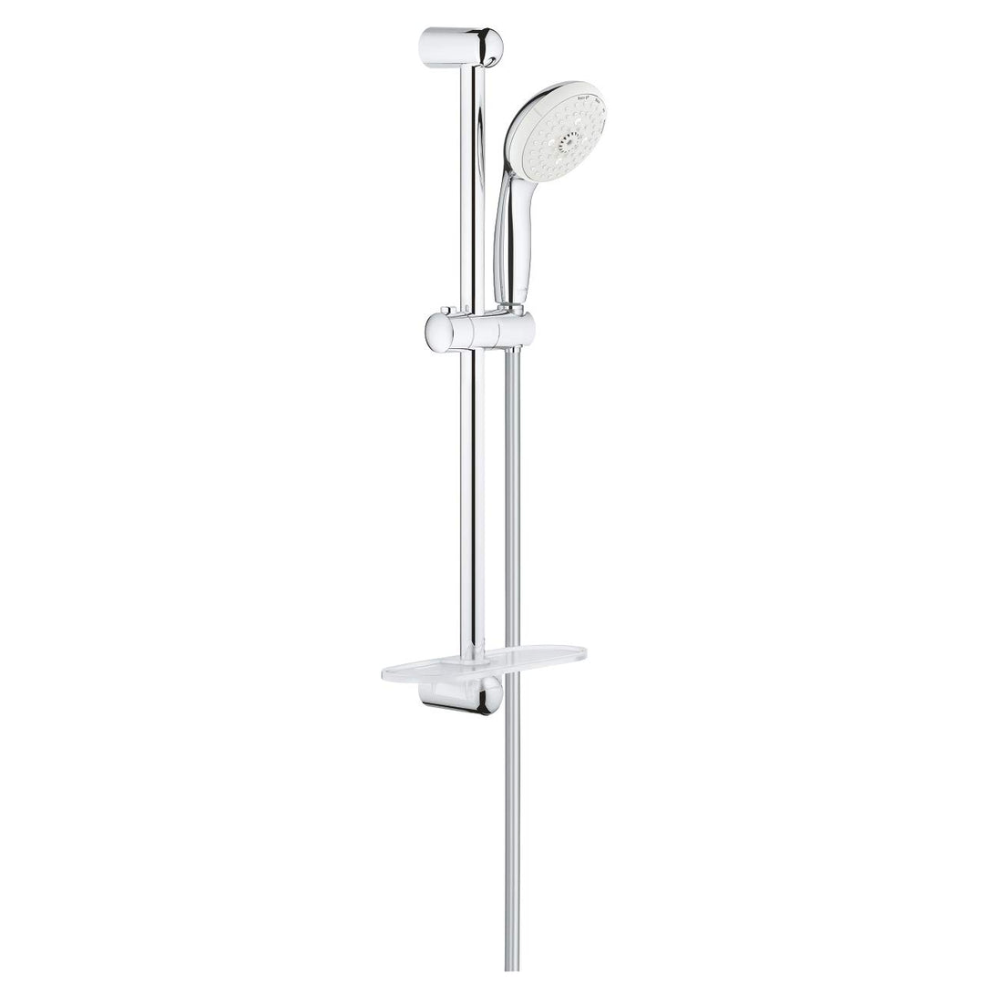GROHE Tempesta 100 Brausestangenset (2 Strahlarten, gleichmässiges Strahlbild, Antikalk-Sytsem), chr