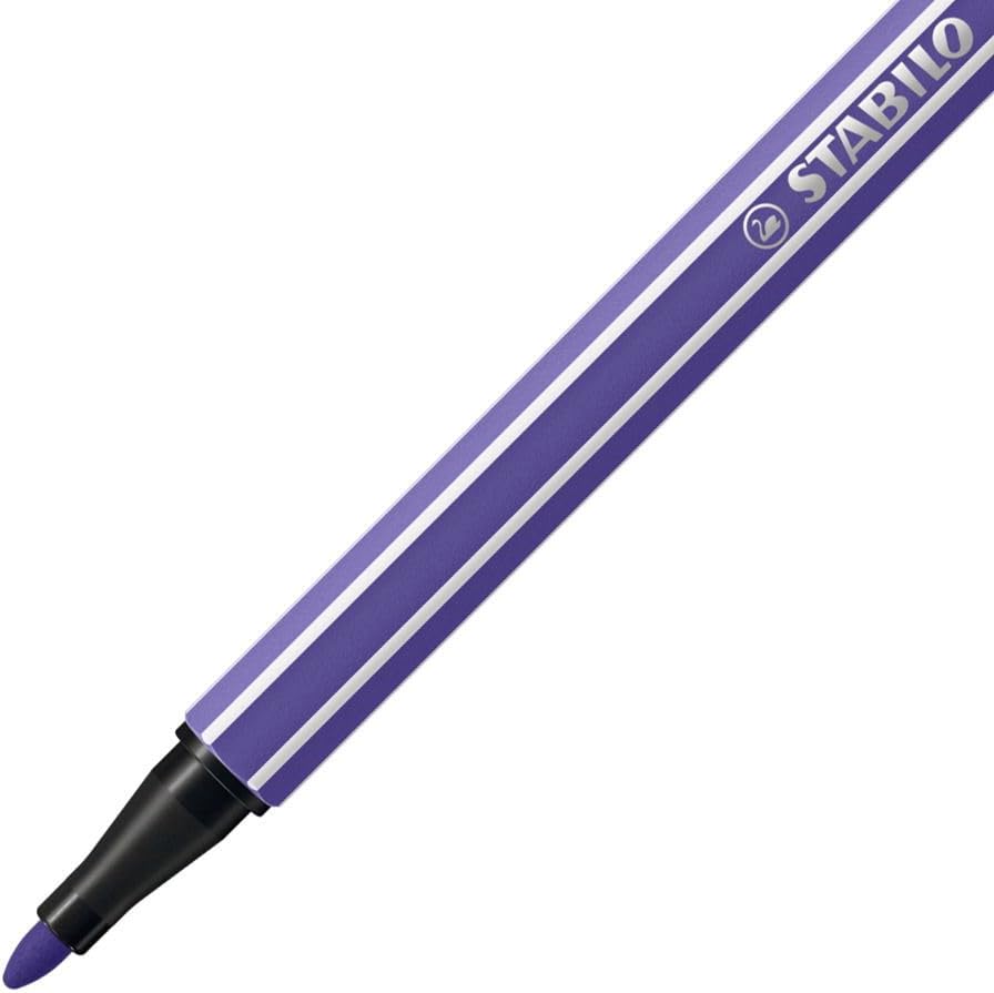 STABILO Premium-Filzstift Pen 68 - ARTY - 18er Pack - mit 18 verschiedenen Farben, 18er Pack