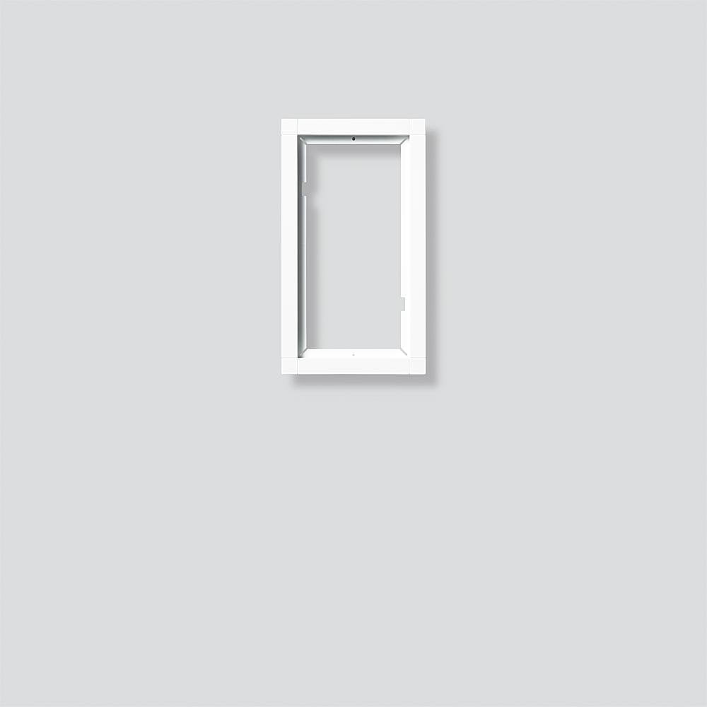 Siedle Kombirahmen 2 Module, KR 611-2/1-0, silber-metallic, 2543366