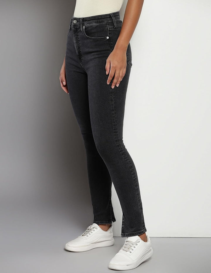 Calvin Klein Jeans Damen Hosen 24W / 30L Denim (Denim Black), 24W / 30L Denim (Denim Black)