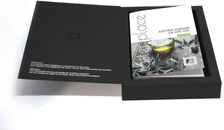 TASTERPLACE Aroma Set – Extra Virgin Olive Oil – English – for Sommeliers – for Olive Oil Lovers – T