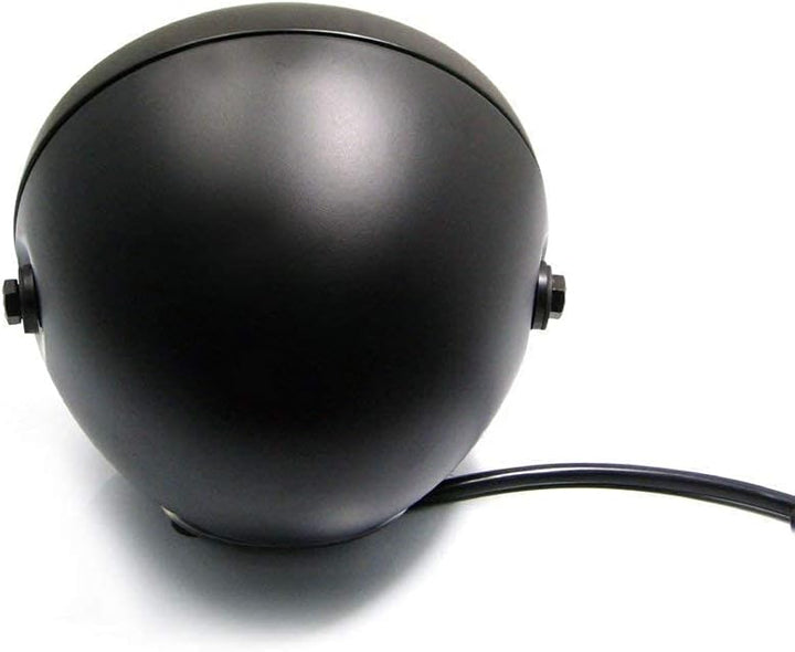 Motorrad Universal 6 3/10,2 cm 17,1 cm matt schwarz Stahl 12 V 55 W H4 SCHEINWERFER für Cafe Racer P