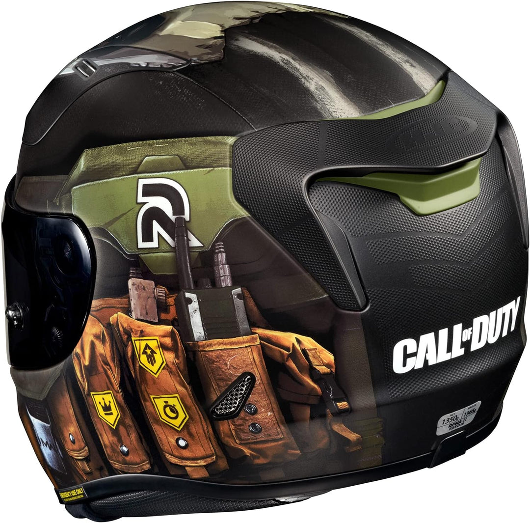 Helm HJC RPHA 11 Ghost Call Of Duty MC34SF schwarz grün matt, M