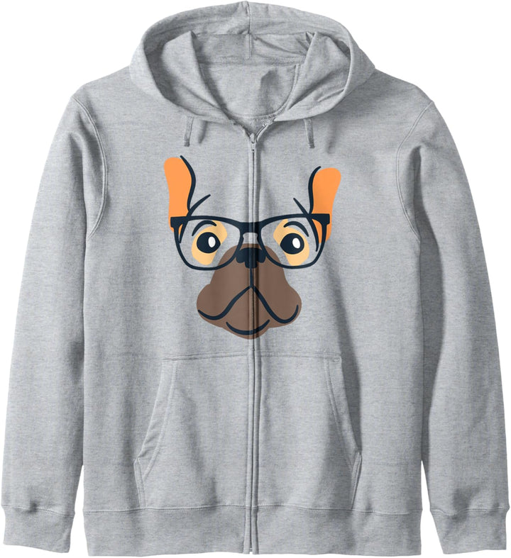 French Bulldog Hund Mops Kostüm Outfit Fasching Halloween Kapuzenjacke