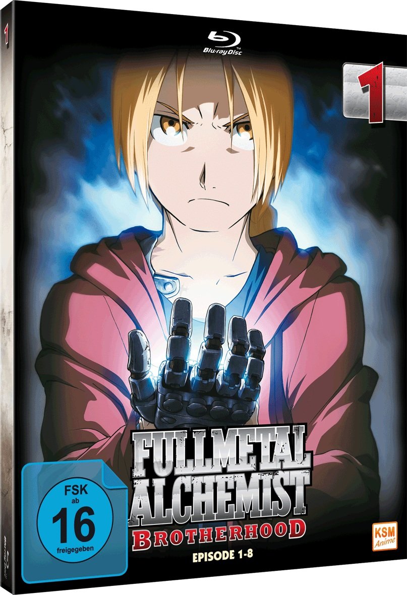 Fullmetal Alchemist: Brotherhood - Vol. 1 (Digipack im Schuber mit Hochprägung und Glanzfolie) [Blu-